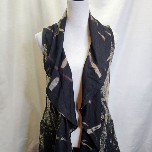 Art Of Cloth Homemade Shag Bark Lucy Wool Blend Vest Size Small - Picture 4 of 11